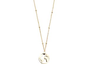 9010050085156 - Damen Kette mit Anhänger Weltkugel XS2984G 925er Silber gold