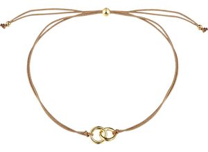 9010050148097 - Damen Armband 925er Silber Textil gold 99