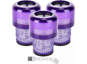 9010050214785 - Ersatzfilter – 3er-Set für Dyson V11 Absolute Extra Pro Animal Torque Drive V15 Detect Staubsauger