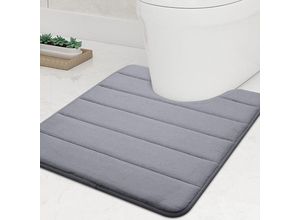 9010050215720 - Cyslmuk - 50 x 60 cm Badematte aus Memory-Schaum – rutschfeste Unterseite – weich – wasserabsorbierend – für Toilette und Badezimmer Memory-Schaum