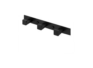 9010050218820 - Cyslmuk - Wandgarderobe für Badezimmer mit 3 Haken Wandgarderobe für Badezimmer Kleiderhaken aus Edelstahl SUS304 mattschwarz 9010050218820 - Cyslmuk - Wandgarderobe für Badezimmer mit 3 Haken Wandgarderobe für Badezimmer Kleiderhaken aus Edelstahl SUS304 mattschwarz