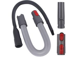 9010050220458 - Schlauchverlängerung flexible Schlitzdüse mit Adapterzubehör für Dyson V15 V11 V10 V8 V7 Staubsauger Teleskop-Staubsaugerschlauch lange Fugendüse