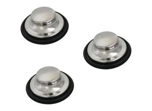 9010050229819 - Cyslmuk - 3er-Pack Spülbeckenstopfen Edelstahl-Spülbeckenstopfen großer breiter Balken mit 335 (85 mm) Durchmesser