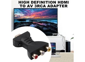 9010050235070 - HDMI-zu-AV-Adapter HDMI zu RGB für RCA-Komponentenkonverter 1080P-Audio- und Video-Synchronisierungsadapter