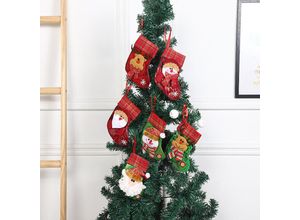 9010050239566 - Stück Mini-Weihnachtsstrümpfe Kamin-Weihnachtsstrümpfe 143 x 115 cm hängende Weihnachtsstrümpfe Weihnachtsstrümpfe Weihnachtsstrumpfdekorationen