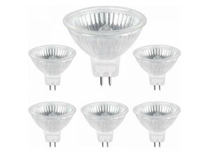 9010050255368 - Cyslmuk - Halogenlampen 6 Stück GU53 35 w 12 v 400 lm warmweiß 2700 k dimmbar MR16-Halogen-Spot-Glühbirne