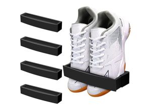 9010050255627 - Cyslmuk - 4er-Pack verstellbares Schuhregal zur Wandmontage Schuhregal-Aufbewahrungsorganisator Wohnmobil-Aufbewahrung Schuhregal über der Tür