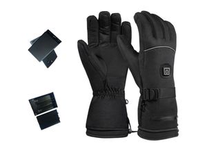 9010050258154 - Elektrisch beheizte Handschuhe für Damen und Herren beheizte Touchscreen-Handschuhe Winterhandschuhe zum Skifahren Radfahren Jagen