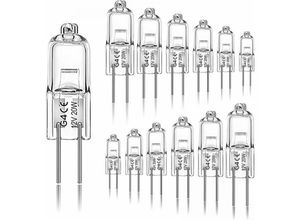 9010050273355 - 12er-Pack Halogenlampen G4 20 w 12 v 2800 k 2-polig für Dunstabzugshaube Küche Wohnzimmer Schlafzimmer