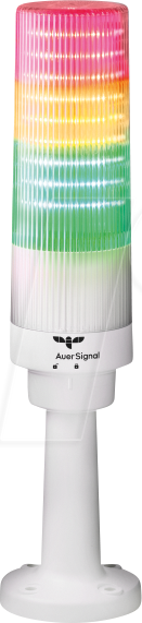 9010082070601 - AUER MT60W24V - MT60 monolithische Signalsäule 24 V DC LED Dauer- & Blinklicht