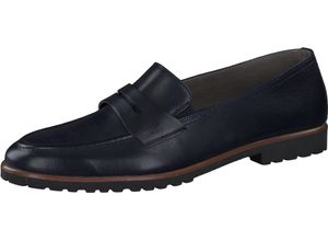 9010095733692 - paul green Pennyloafer Leder für Damen blau 375