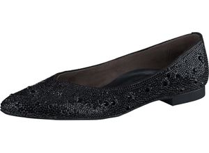 9010095853628 - paul green Ballerinas Blockabsatz Strass für Damen schwarz 5