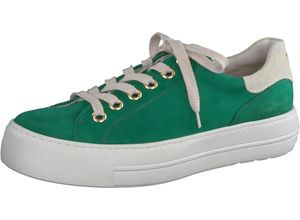 9010095866529 - paul green Sneaker Leder Super Soft für Damen grün 39