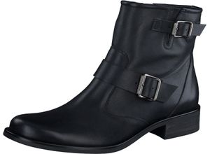 9010095959757 - paul green Chelsea Boots Blockabsatz Leder für Damen schwarz 39