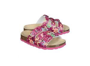 9010159491711 - - Pantoletten BLUMENWIESE in pink Gr25