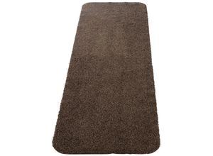 9010216034615 - Läufer HOME AFFAIRE Willa Teppiche Gr B L 55 cm x 180 cm 9 mm 1 St grau (taupe) Küchenläufer Schmutzfangläufer In- und Outdoor geeignet waschbar