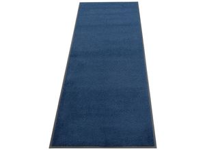 9010216038279 - Läufer ANDAS Lavea Teppiche Gr B L 60 cm x 180 cm 9 mm 1 St blau (navy) Küchenläufer Läufer Teppichläufer Brücke Schmutzfangmatte Uni-Farben waschbar