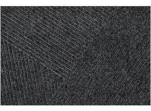 9010216054361 - Fußmatte WASH+DRY BY KLEEN-TEX Teppiche Gr B L 60 cm x 90 cm 7 mm 1 St grau (dunkelgrau) Fußmatten gemustert