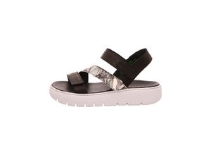 9010463341221 - Leder-Sandalen Sing in Schwarz - 39