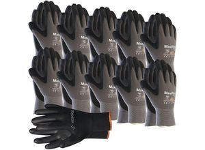 9010582015157 - Vasalat - Maxiflex Handschuhe Größe 8 Ultimate 10 Paar - Arbeitshandschuhe Herren und Damen mit hervorragendem Grip - Montagehandschuhe Nitril