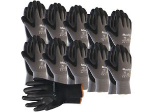 9010582015164 - Vasalat - Maxiflex Handschuhe Größe 9 Ultimate 10 Paar - Arbeitshandschuhe Herren und Damen mit hervorragendem Grip - Montagehandschuhe Nitril