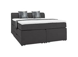 9010585106098 - Boxspringbett Flexi-Schublade in Anthrazit ca 160x200cm