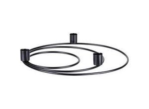 9010585133537 - Stabkerzenhalter Orbit aus Eisen in Schwarz