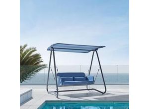 9010585169369 - Hollywoodschaukel Ilva Blu blau Outdoorgewebe