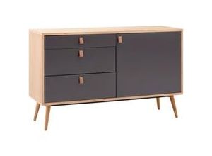 9010585240037 - Sideboard Lena Grau Natur Echtholz
