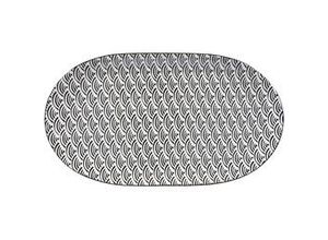 9010585303718 - Servierplatte Shiva in Schwarz Weiß ca Ø 375cm