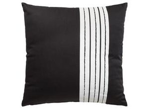 9010585348023 - Zierkissen Stripe in Schwarz ca 45x45cm