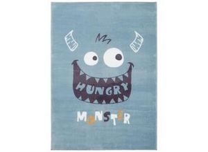 9010585412465 - Kinderteppich Monster in Blau ca 120x170cm