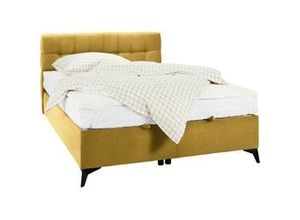 9010585432371 - Boxbett in Gelb ca 140x200cm