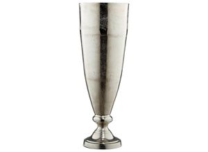 9010585441397 - Bodenvase  Nickel  Metall  konisch  54 cm  auch für frische Blumen geeignet zum Stellen  Dekoration Vasen Bodenvasen