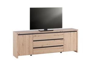 9010585467977 - Sideboard Larios B in Schwarz Eiche Artisan