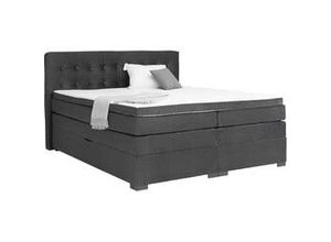 9010585469735 - Boxspringbett Madeira in Dunkelgrau ca 160x200cm