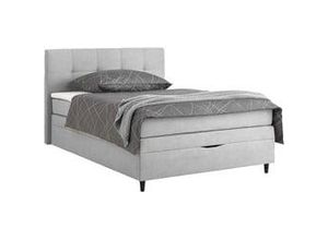 9010585469940 - Boxspringbett Miami in Grau ca 140x200cm