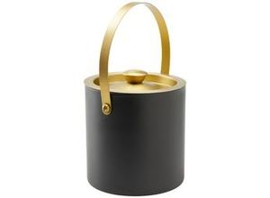 9010585494126 - Eiseimer Glamour in Schwarz Goldfarben ca15l