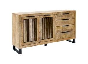 9010585506065 - Sideboard Everest in Naturfarben Schwarz