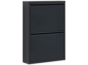 9010585516163 - Carryhome Schuhkipper Anthrazit Metall 50x705x15 cm Typenauswahl Garderobe Schuhaufbewahrung Schuhkipper 9010585516163 - Carryhome Schuhkipper Anthrazit Metall 50x705x15 cm Typenauswahl Garderobe Schuhaufbewahrung Schuhkipper
