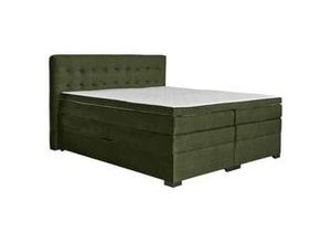 9010585569053 - Boxspringbett Madeira in Grün ca 180x200cm