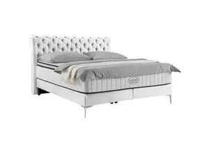 9010585656999 - Boxspringbett Queen in Ecru ca 180x200cm