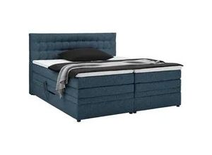 9010585693949 - Boxspringbett Luzern Dunkelblau ca 180x200cm