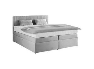 9010585752196 - Boxspringbett Rossa in Grau ca 160x200cm