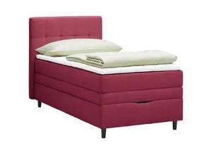 9010585753735 - Boxspringbett Miami in Weinrot ca 90x200cm