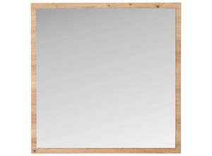 9010585759348 - Carryhome Wandspiegel  Eiche Artisan  Glas Holzwerkstoff  quadratisch  80x80x2 cm  senkrecht und waagrecht montierbar  Spiegel Wandspiegel