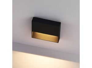 9010870414464 - Molto Luce LED-Außenwandlampe Cado Breite 14 cm schwarz