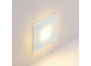 9010870451582 - Molto Luce LED-Einbaulampe Wall R68 Glass SQ weiß Alu CCT