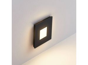 9010870528109 - Molto Luce LED-Einbaulampe Wall R68 Glass IP44 SQ schwarz