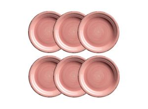 9010933000122 - Dessertteller-Set Steingut Lumaca (Farbe Koralle)